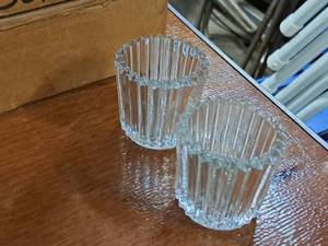 Lot of (20) 2-12 Glass Votive Candleholders