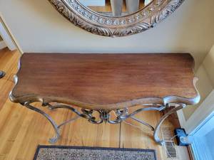Ornate Tuscan Style Console Table