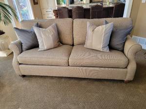 Stylish Contemporary Two Cushion Sofa