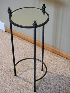 Mirror Top Side Table