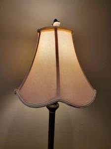 Slender Contemporary Candlestick Lamp