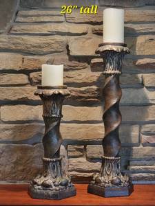 Spiral D�cor Candlesticks