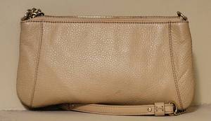 Kate Spade Tan Pebbled Leather Baguette Shoulder Handbag