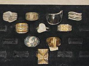 Lia Sophia Cocktail Rings  lot of 10