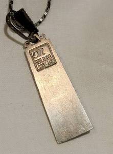 Sterling Silver and 18K OM Oro Maya Pendant