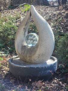 Enchanting Outdoor Garden Sculpture - Nautilus