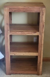 Crafty Farmhouse Bedside Table  Shelf