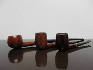 lot 29 image: Nice Estate Lot of 3 Vintage Smoking Pipes