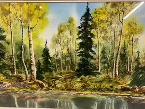 lot 75 image: Very Nice Signed Vintage Framed Watercolor Painting by Listed Artist Ann Sproul