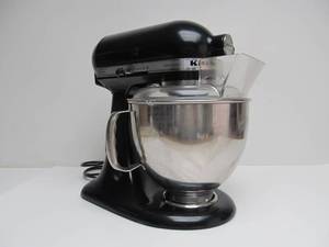 lot 52 image: Working KITCHEN AID Artisan Mixer - Black