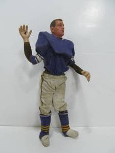 lot 107 image: Vintage 1960s JOHNNY HERO Football Action Figure wVikings Uniform