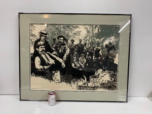 lot 81 image: Very Cool Vintage Signed Numbered Artist Proof Lithograph - Sunday Afternoon