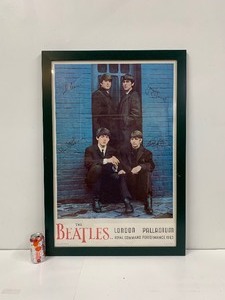 lot 141 image: Original Vintage 1963 NEMS Beatles London at The Palladium Concert Poster 
