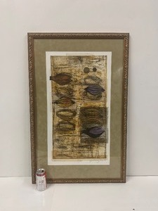 lot 247 image: Signed Numbered Collotype Abstract Artwork - Sirene II
