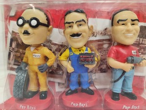 lot 198 image: Bobblehead Figures - Pep Boys & Dick Enrico