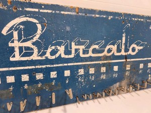 lot 92 image: Vintage Barcalo Tools Hardware Store Advertising Display Rack