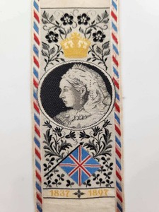 lot 226 image: Antique 19th Century Stevengraph Silk Ribbon