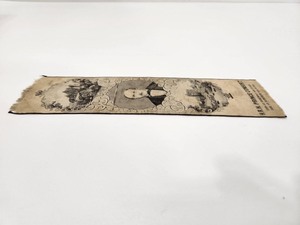 lot 228 image: Orig Antique 1860s Prince Albert Memorial Death Silk
