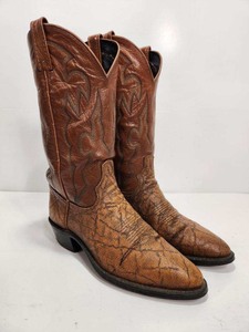 lot 253 image: Quality DAN POST Leather Cowboy Boots - Mens Size 9.5