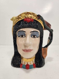 lot 256 image: Large Vintage ROYAL DOULTON Anthony & Cleopatra Toby Mug