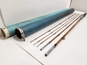 lot 322 image: Nice Vintage Fly Rod wExtra Tips