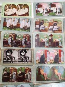 lot 307 image: Lot of Antique Stereoview Cards