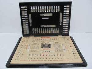 lot 336 image: Original Art Deco Autobridge Playing Metal Board Game Textolite