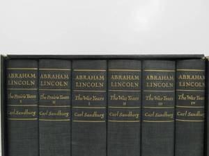 lot 337 image: 1926 Abraham Lincoln The Prarie Years and  The War Years 6 Volume Book Set