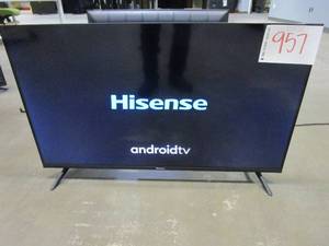 lot 957 image: Hisense A4 Series 40-Inch Class FHD Smart Android TV with DTS Virtual X, Game & Sports Modes, Chromecast Built-in, Alexa Compatibility (40A4H, 2022 New Model)