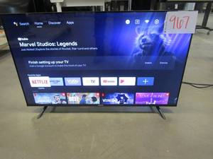 lot 967 image: Hisense A4 Series 43-Inch Class FHD Smart Android TV with DTS Virtual X, Game & Sports Modes, Chromecast Built-in, Alexa Compatibility (43A4H, 2022 New Model) ,Black