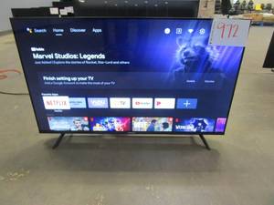 lot 972 image: Hisense A4 Series 43-Inch Class FHD Smart Android TV with DTS Virtual X, Game & Sports Modes, Chromecast Built-in, Alexa Compatibility (43A4H, 2022 New Model) ,Black