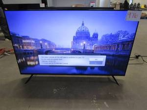lot 976 image: LG 65 Class 4K UHD Smart LED TV - 65UQ7570PUJ (BOTTOM SHADING & CUT ON SCREEN)