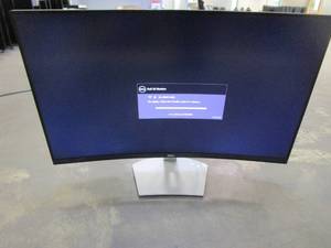 lot 996 image: Dell S3222HN 32-inch FHD 1920 x 1080 at 75Hz Curved Monitor, 1800R Curvature, 8ms Grey-to-Grey Response Time (USED IN WAREHOUSE)