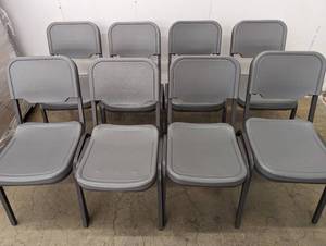 lot 28 image: 8 Stackable Chairs - See Pictures