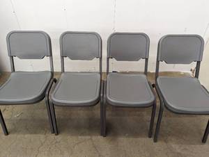 lot 30 image: 4 Stackable Chairs - See Pictures