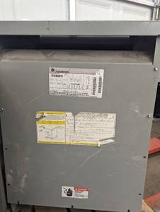 lot 5 image: General Electric 9T23B3872 3 Phase 30 KVA 480208120V Transformer