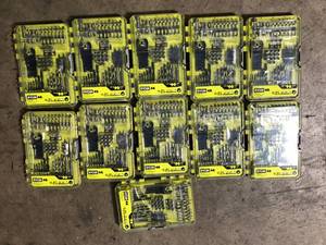 Lot of Assorted RYOBI  48-Piece Project Set Customer Returns See Pictures
