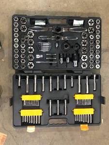 GEARWRENCH  SAEMetric Ratcheting Tap and Die Set (114-Piece) Customer Returns See Pictures