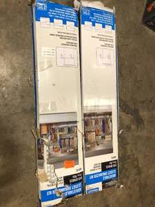 Everbilt  7 ft. - 10 ft. Regular Duty Closet Organizer Kit Customer Returns See Pictures