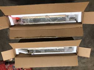 2 Lot of StyleWell Medium Rectangle Gold Dimensional Classic Mirror with Deep-Set Frame (30 in. H x 20 in. W)   Customer Returns See Pictures