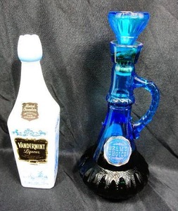 lot 8 image: (2) Liqueur Decanters