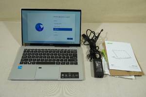 lot 1 image: Acer Spin 3 Windows 11 Laptop - Core i3 Processor