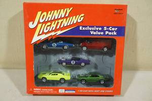 lot 35 image: Johnny Lightning Die Cast 5-Car Value Pack