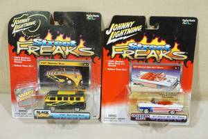 lot 45 image: 2 Johnny Lightning Die Cast Street Freaks - VW, 57 Chevy