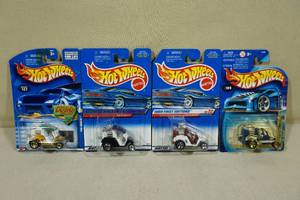 lot 70 image: 4 Hot Wheels - Teed Off, Fore Wheeler Golf Carts