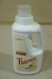 lot 85 image: Young Living Thieves Essential Oil Infused Laundry Soap 64 Loads