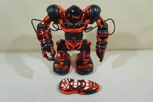 lot 95 image: WowWee Robosapien Robot wremote Rare Metallic Red