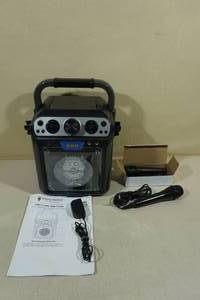 lot 115 image: Singing Machine Groove Cube Bluetooth Karaoke Machine