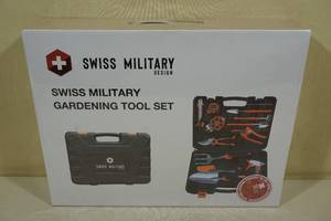 lot 117 image: Swiss Military Gardening Tool Set