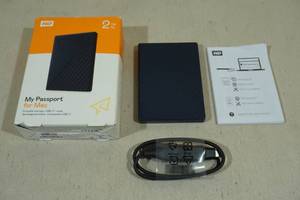 lot 124 image: WD My Passport 2TB External Hard Drive For Mac - USB Ready